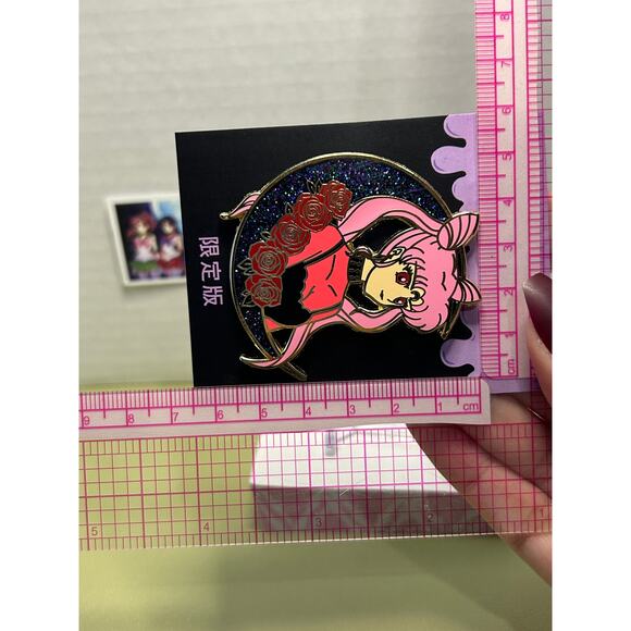 Akuma Press Black Lady Wicked Lady Sailor Moon Pin Anime Evil Chibi Moon - Picture 3 of 11